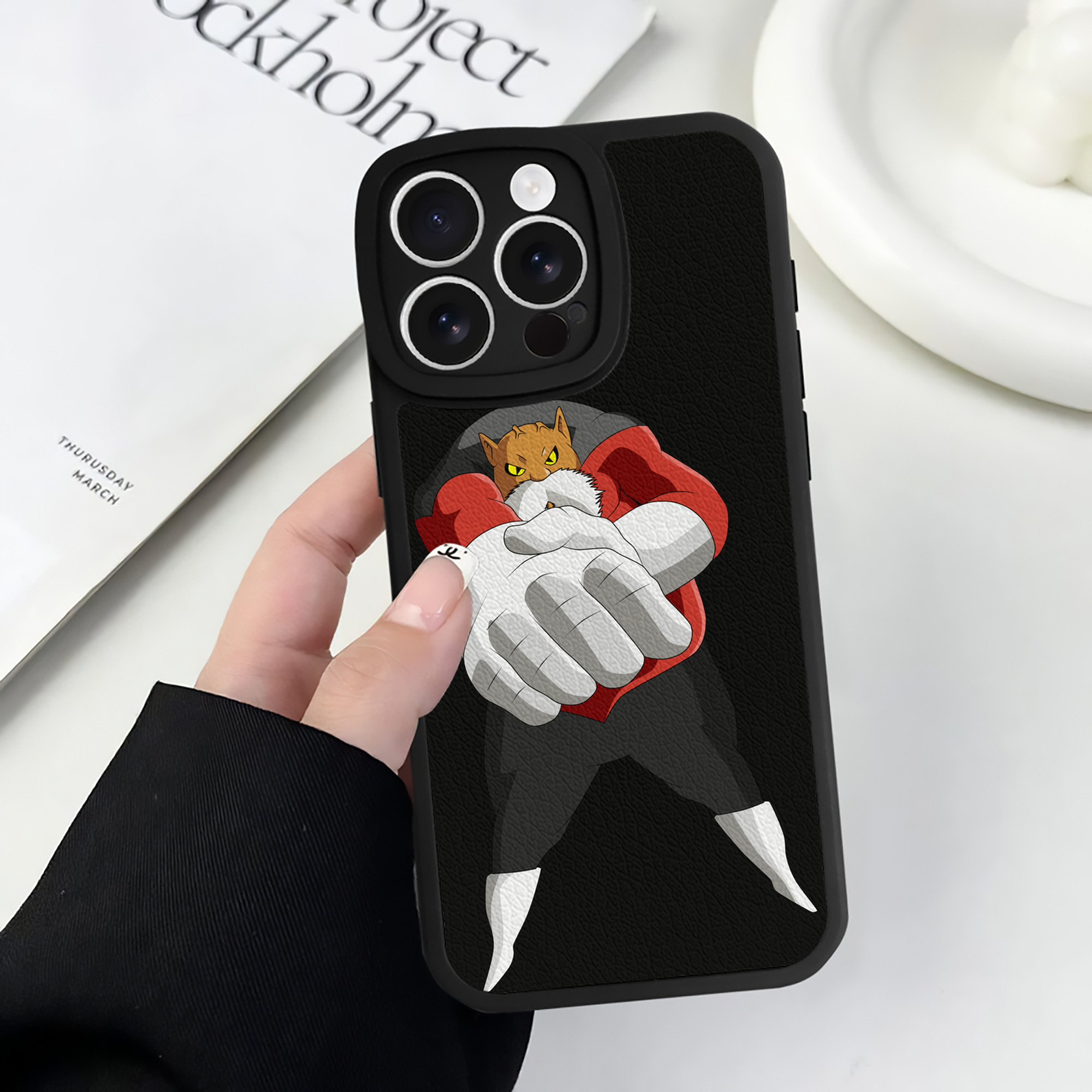 （画像用） ドラゴンボール DRAGON BALL 【iPhone 16シリーズ対応】シリコンスマホケース（レザー調） 材質：シリコン